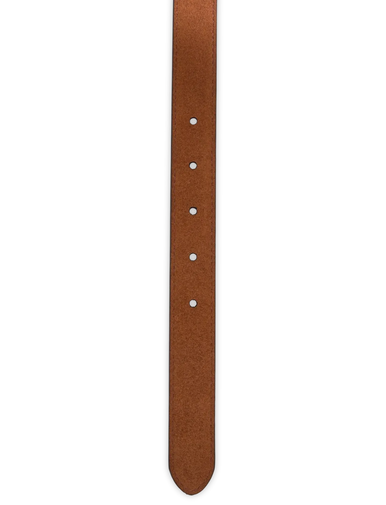 Tooled-Buckle Leather Belt - Bælter