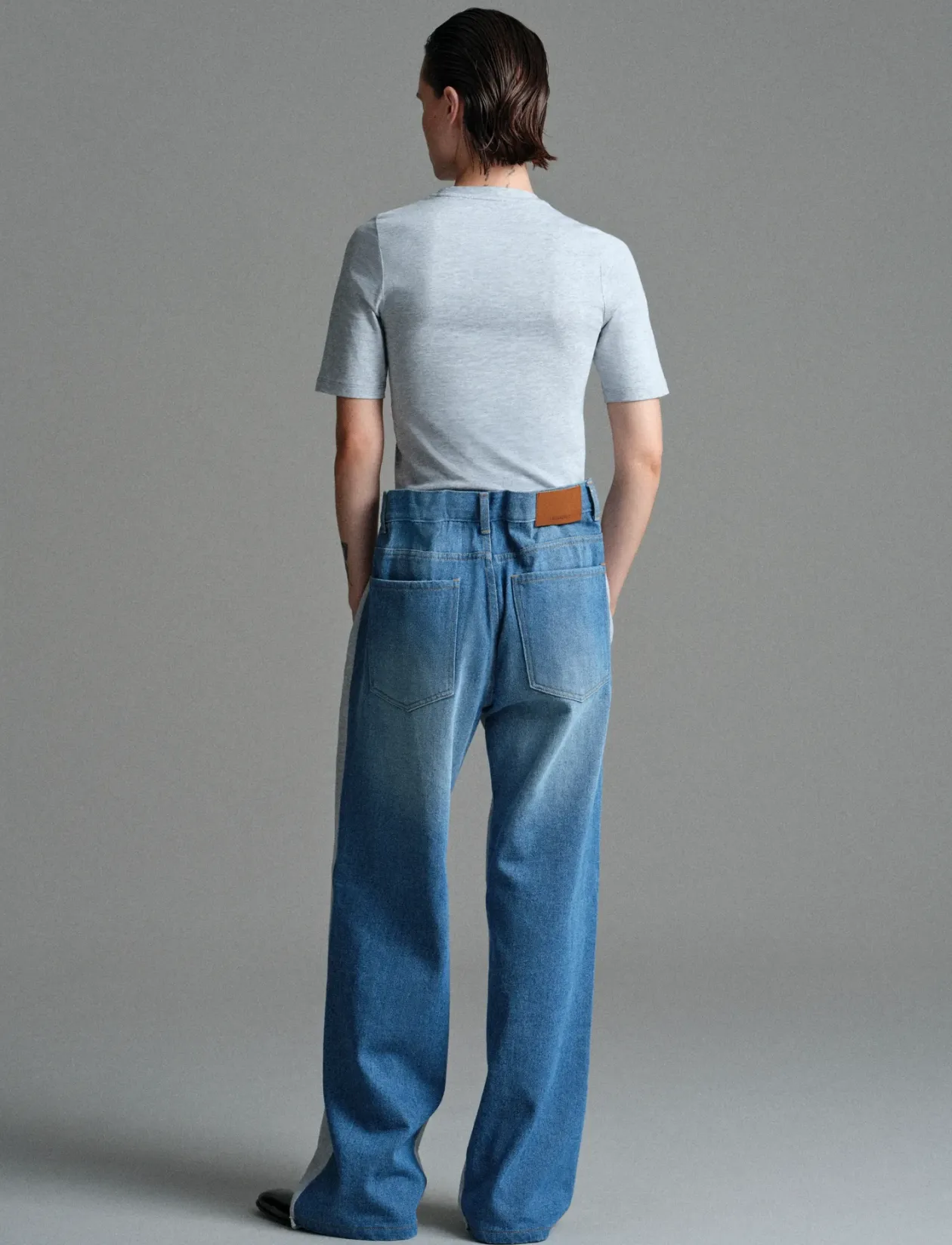 TRACK DENIM TROUSER - Sweatpants