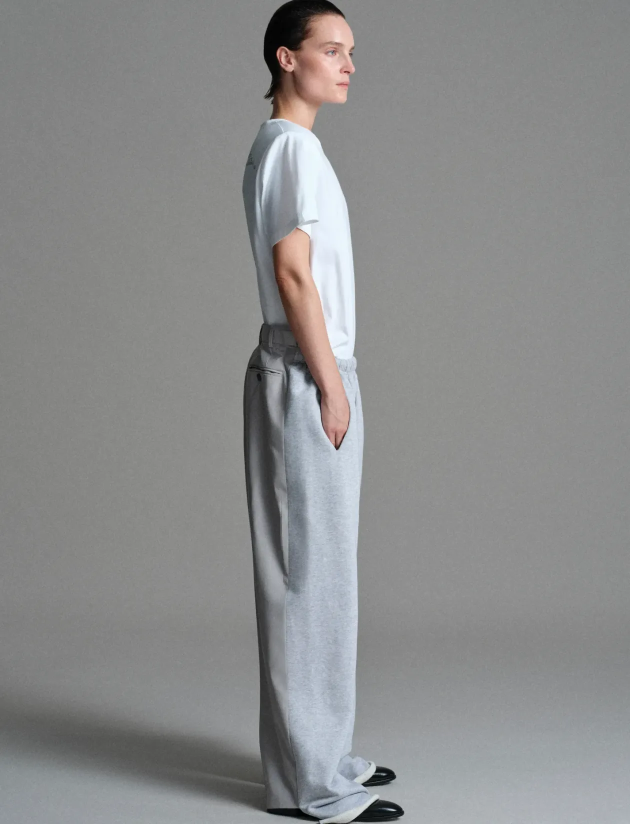 TRACK DENIM TROUSER - Sweatpants