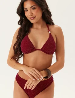 Triangle Glittery Bikini Top - Trekantsbikinier