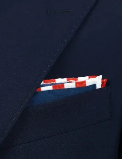 Tricolore Borders Navy - Lommekluder