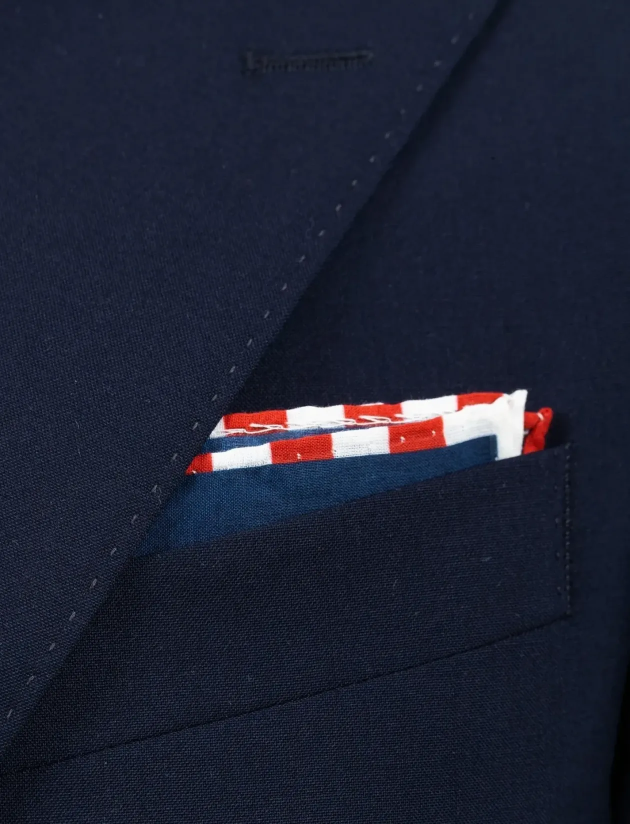 Tricolore Borders Navy - Lommekluder