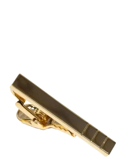 Triple Striped Golden Bar 3,5 cm - Slipsenåler