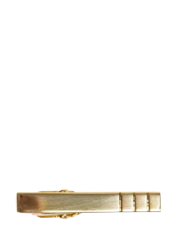 Triple Striped Golden Bar 3,5 cm - Slipsenåler