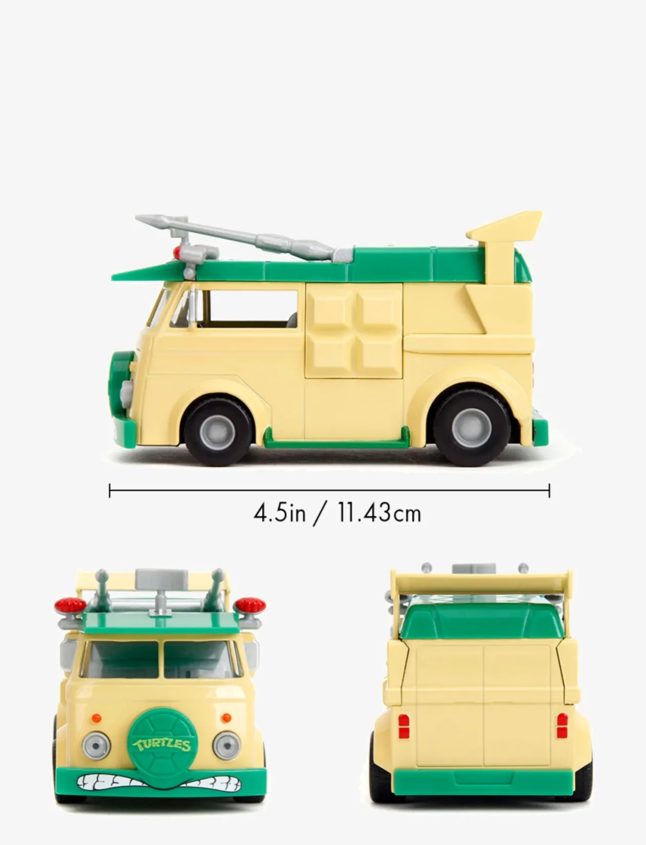 Turtles Sköldpaddsbil Party Wagon 1:32 - Legetøjsbiler