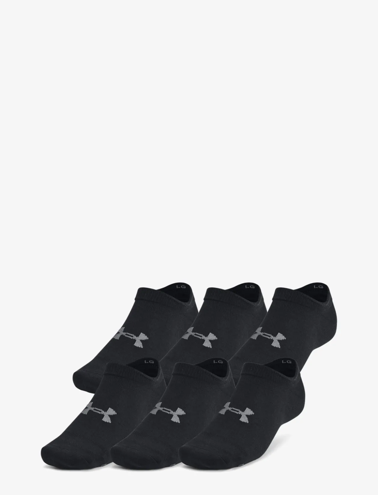 UA Essential No Show 6pk - Strømper