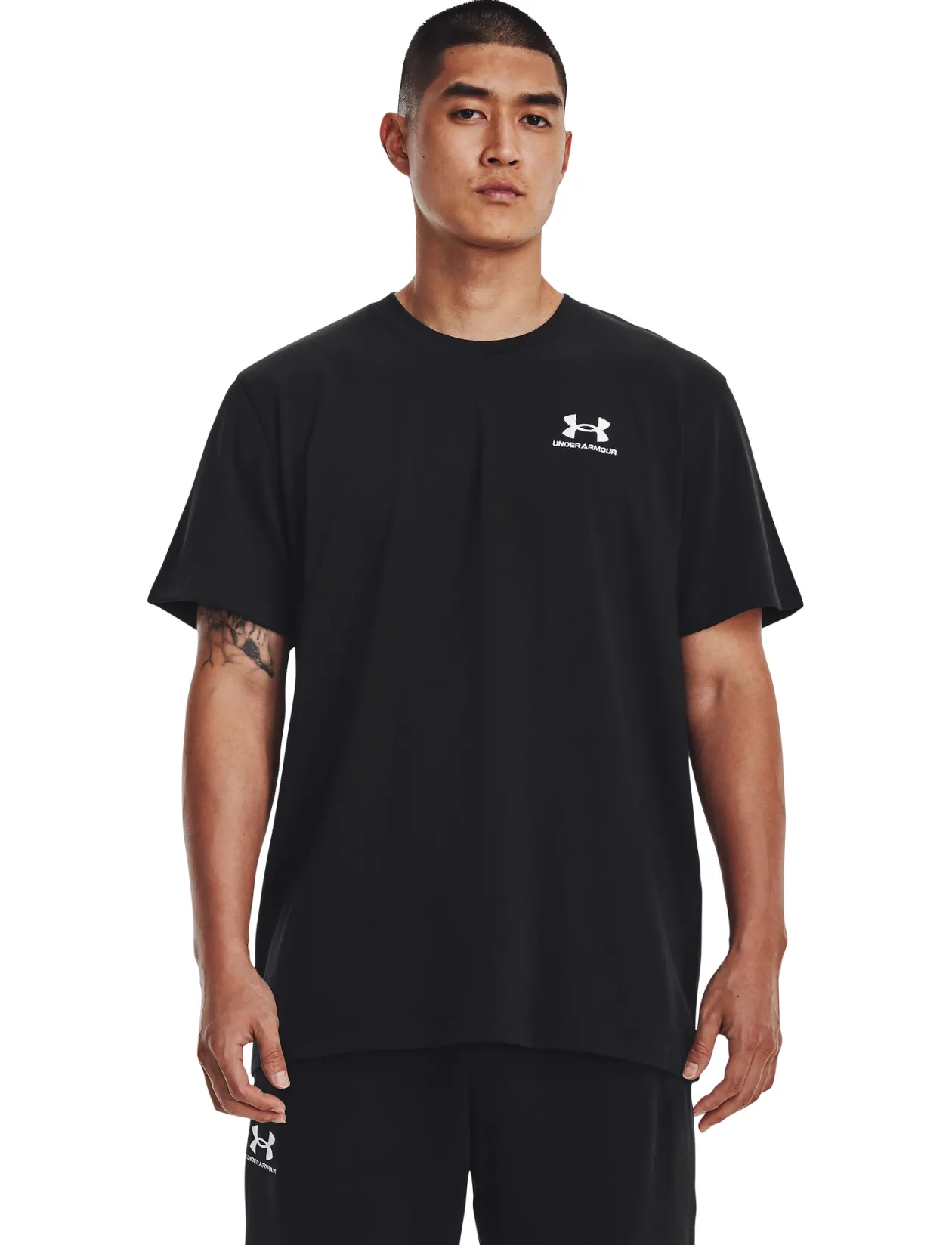 UA M LOGO EMB HEAVYWEIGHT SS - T-shirts