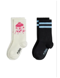 Ufo 2-pack baby socks - Børn