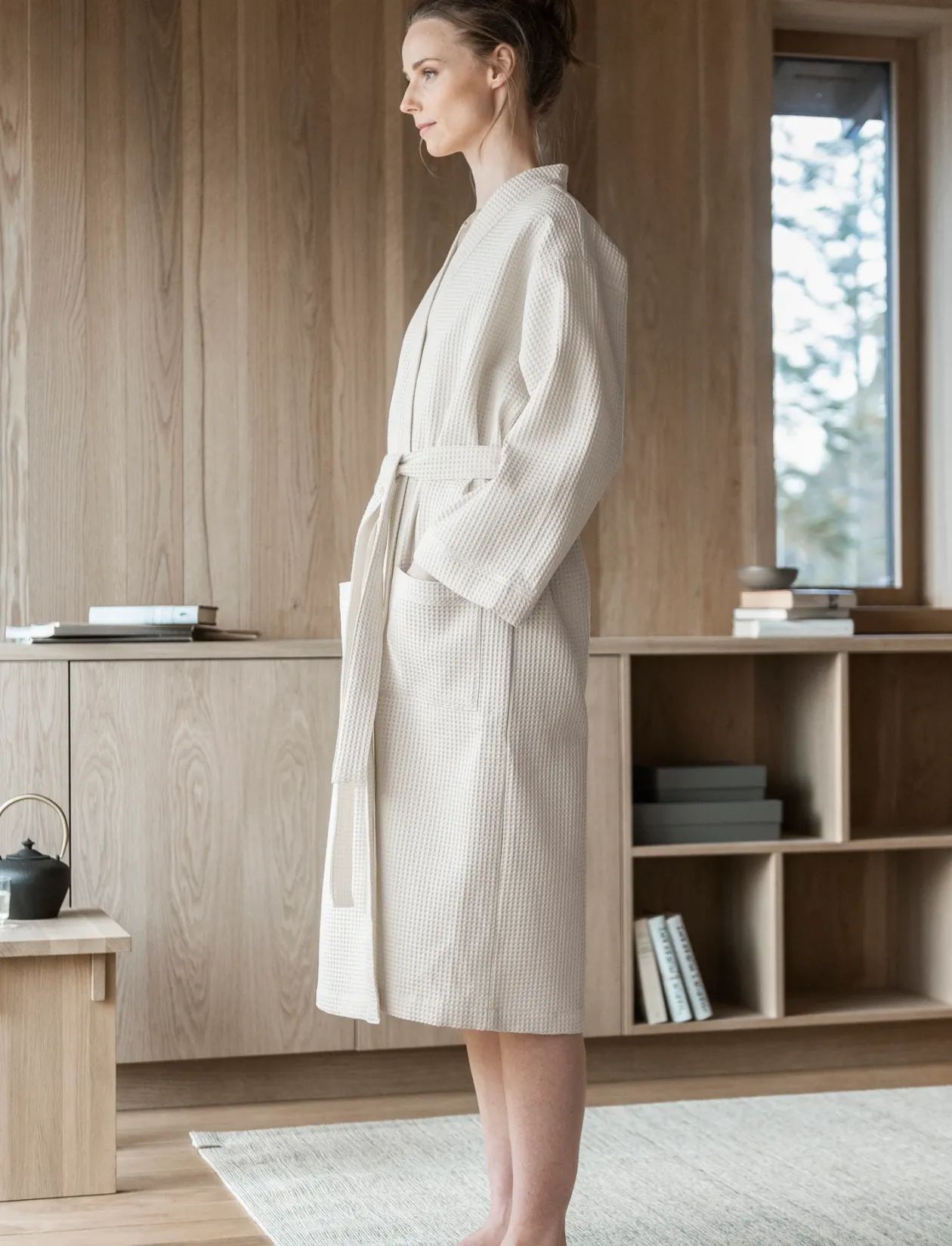 Vega waffle bath robe - Morgenkåbe