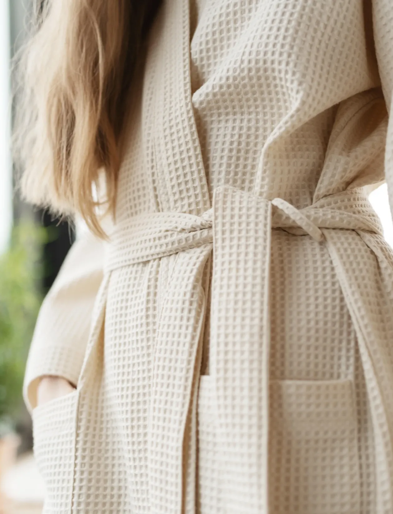 Vega waffle bath robe - Morgenkåbe