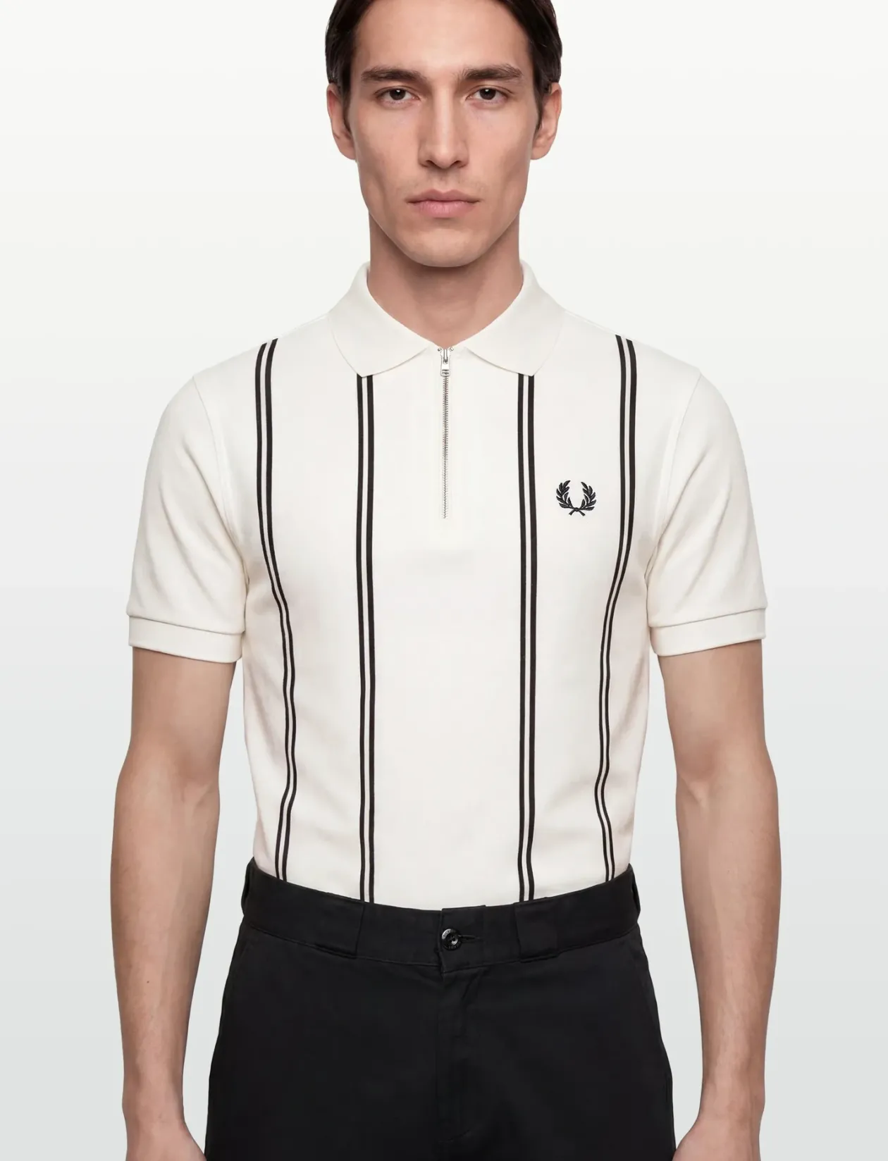 VERTICAL STRIPE POLO - Kortærmede