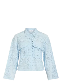 VIMERINDA CROCHET L/S SHIRT - NOOS - Cardigans