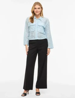 VIMERINDA CROCHET L/S SHIRT - NOOS - Cardigans