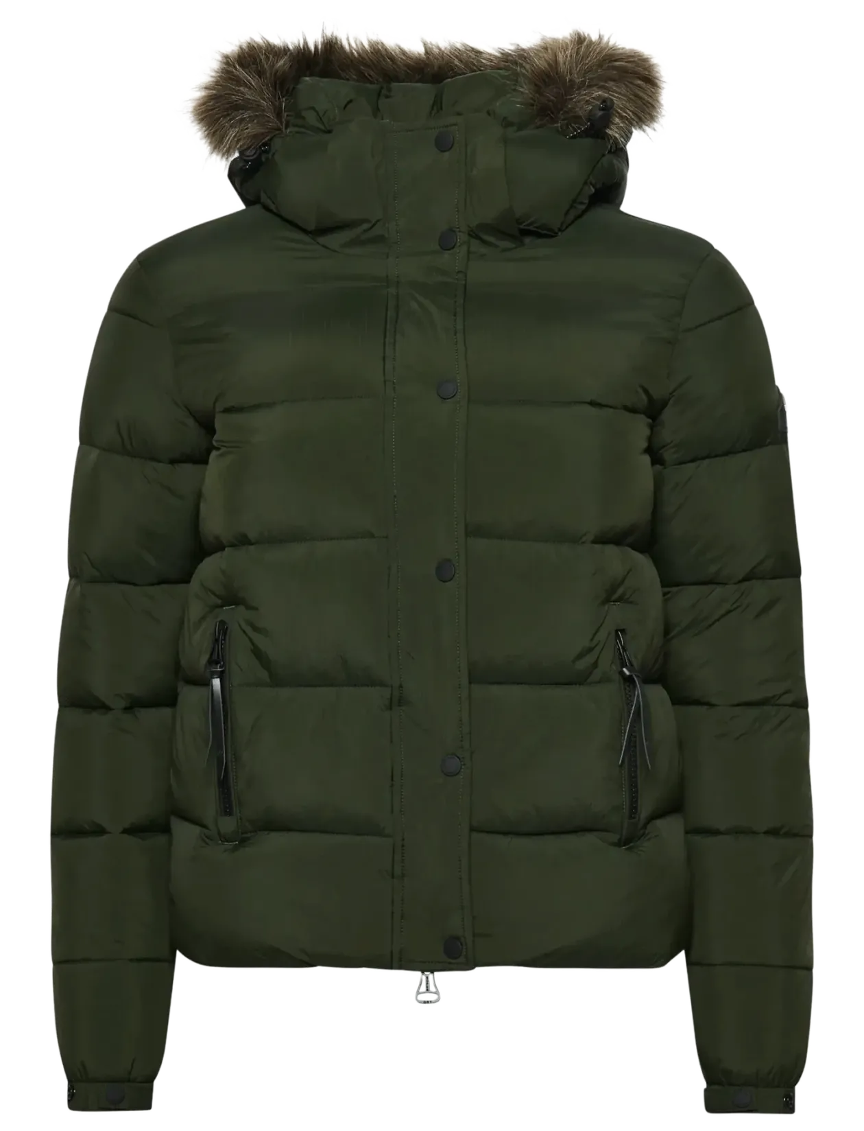 VINTAGE HOODED MID LAYER SHORT - Dunjakker
