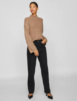 VISIGGA L/S STITCH KNIT PULLOVER/KA - Strik