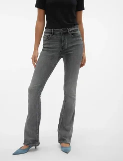 VMFLASH MR FLARED JEANS LI213 GA NOOS - Flared jeans
