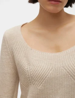 VMGINGER LS KNIT PULLOVER VMA - Strik
