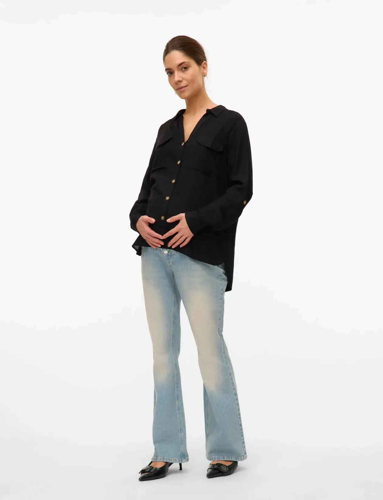 VMMGEMINI FLARED LB JEANS - Flared jeans
