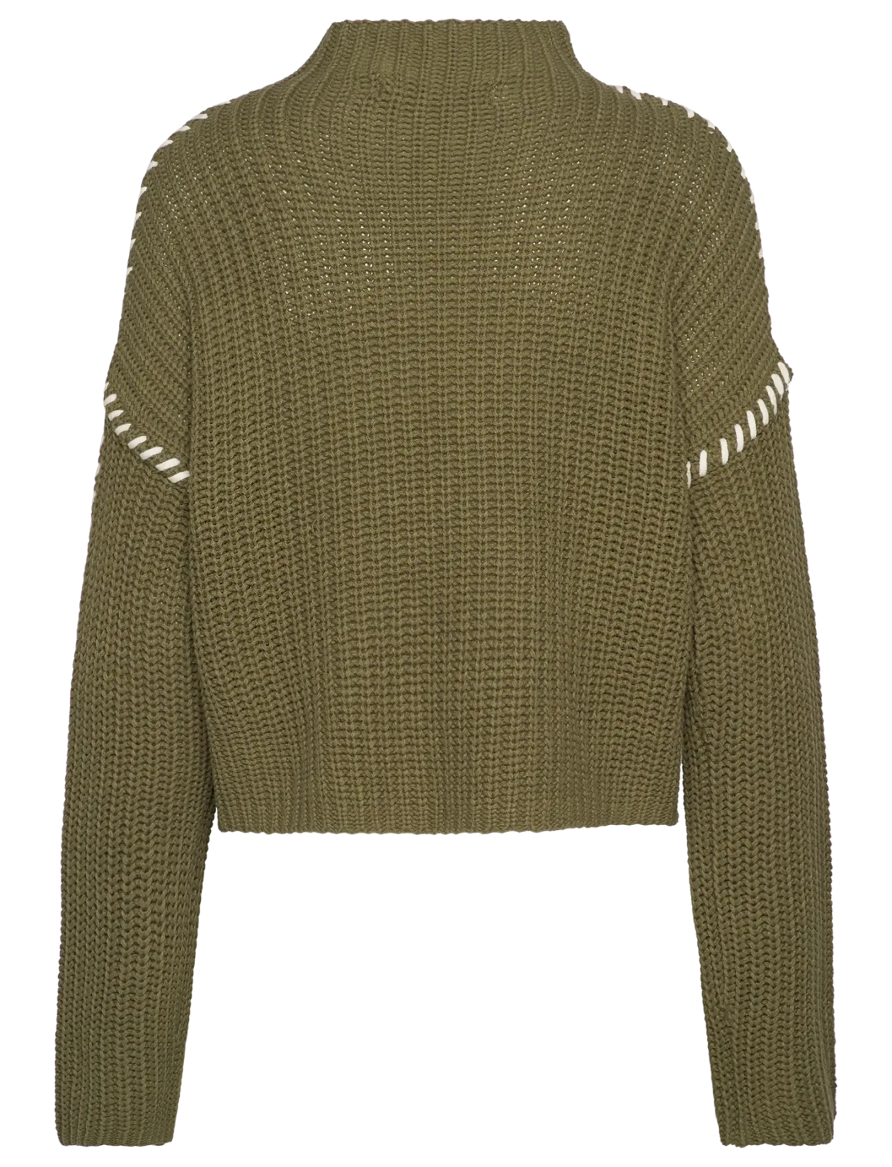 VMNEWCREAM LS FUNNELNECK PULLOVER BOO - Strik
