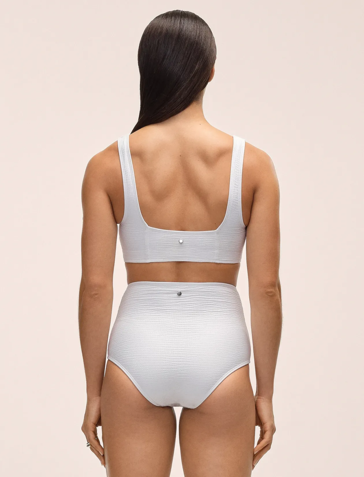 Waffle Square Neck Bikini Top - Bikinier