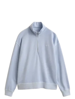 WASHED SHIELD HALF ZIP SWEAT - Sweatshirts