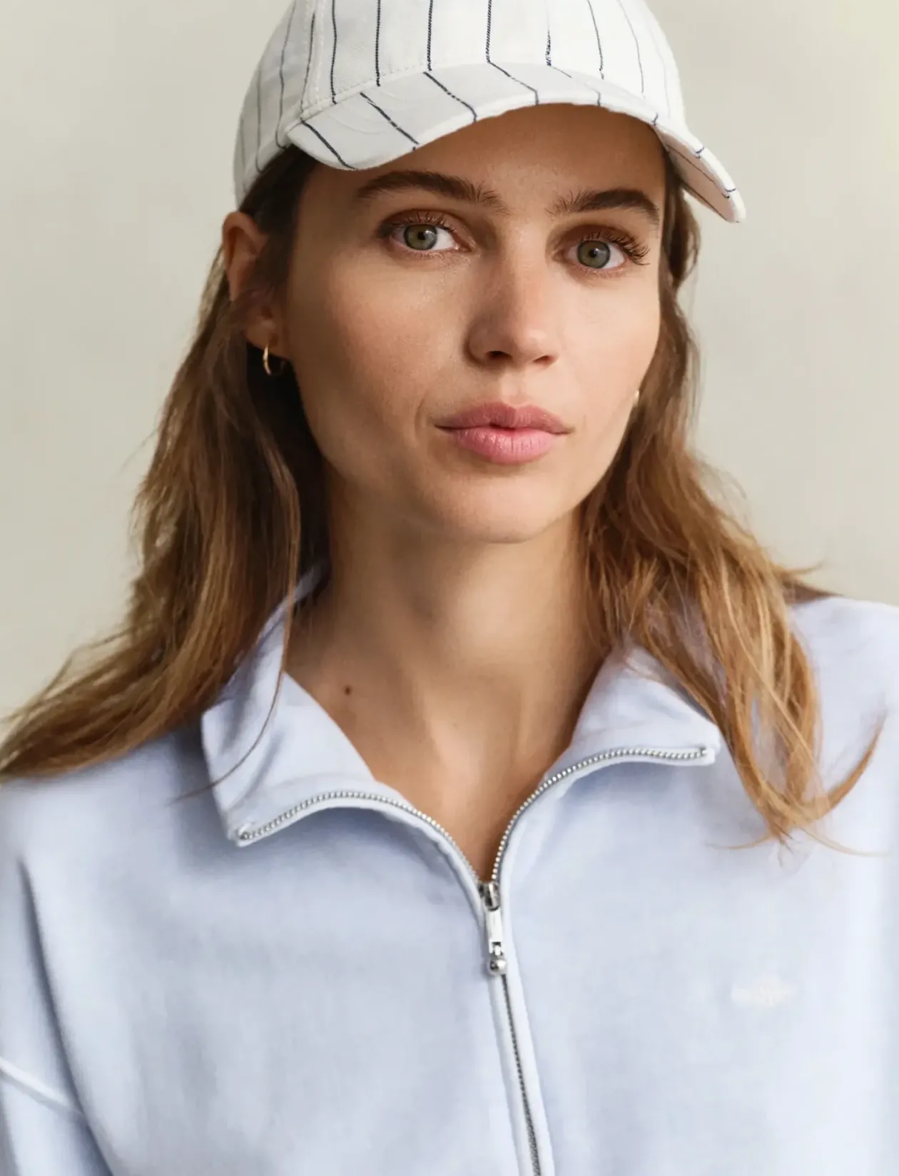 WASHED SHIELD HALF ZIP SWEAT - Sweatshirts