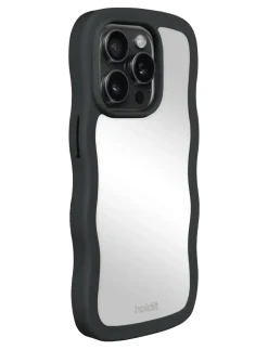 Wavy Case iPhone Black/Mirror - Mobil cover