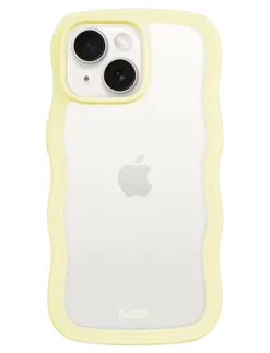 Wavy Case iPhone Lemonade/Transparent - Mobil cover