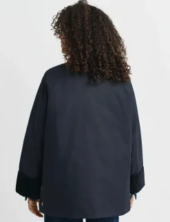 WAXED COTTON DOUBLE DECKER JACKET - Utility-jakker