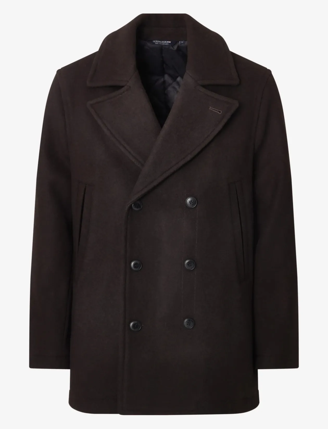 Wes Wool Peacoat - Uldfrakker
