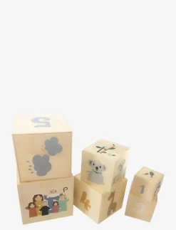 Wooden Stacking Tower" Noah's Ark " - Byggeklodser