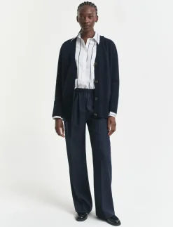 WOOL BLEND PULL ON PANTS - Bukser med lige ben