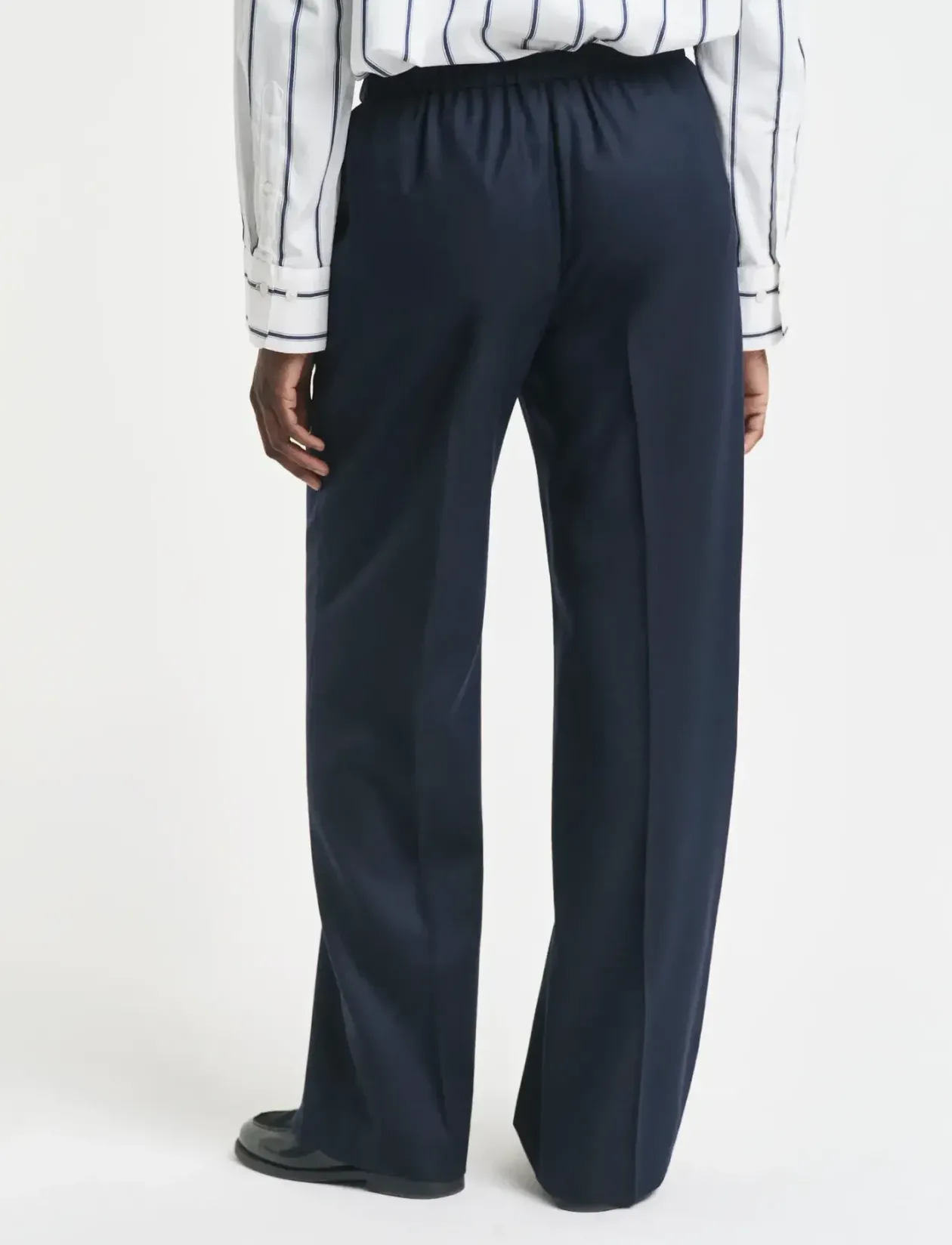 WOOL BLEND PULL ON PANTS - Bukser med lige ben