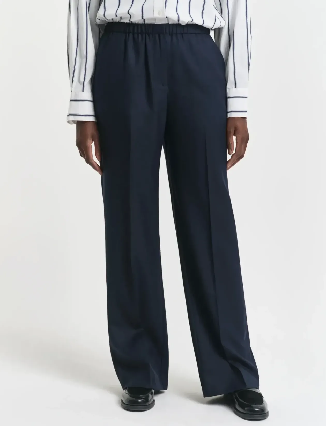 WOOL BLEND PULL ON PANTS - Bukser med lige ben