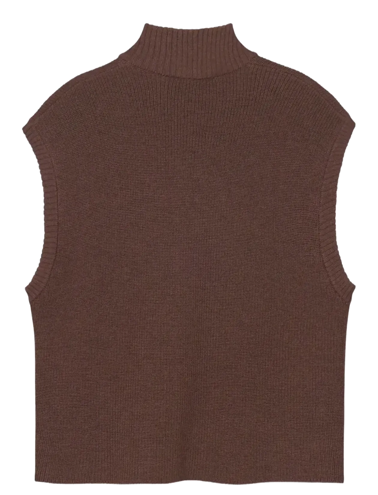 Wool Zip Vest Oslo - Strik