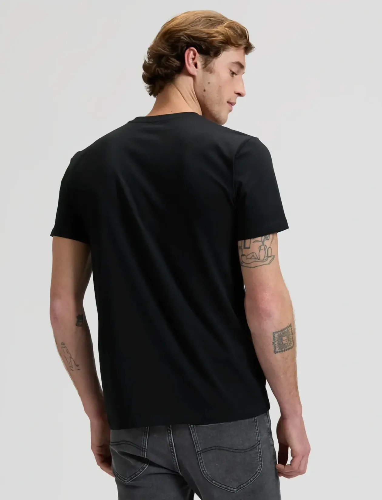 WOVEN LABEL TEE - T-Shirts