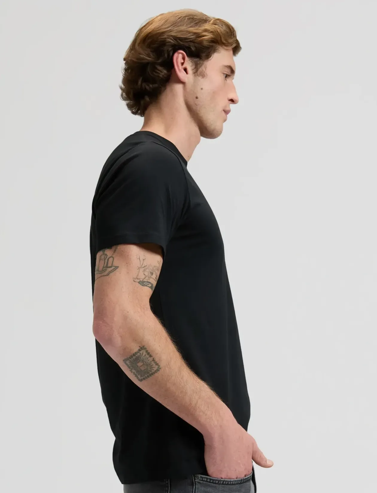 WOVEN LABEL TEE - T-Shirts
