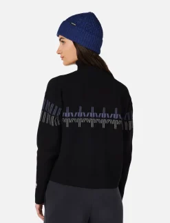 W PATTERNED TN SWEATER - Strik