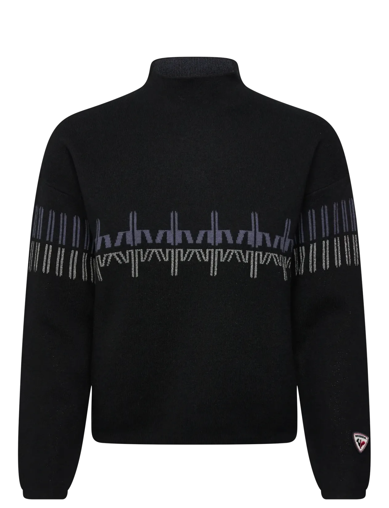 W PATTERNED TN SWEATER - Strik
