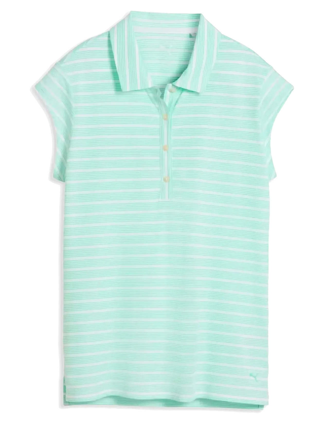 W Pique YD Stripe Cap Sleeve - Poloer