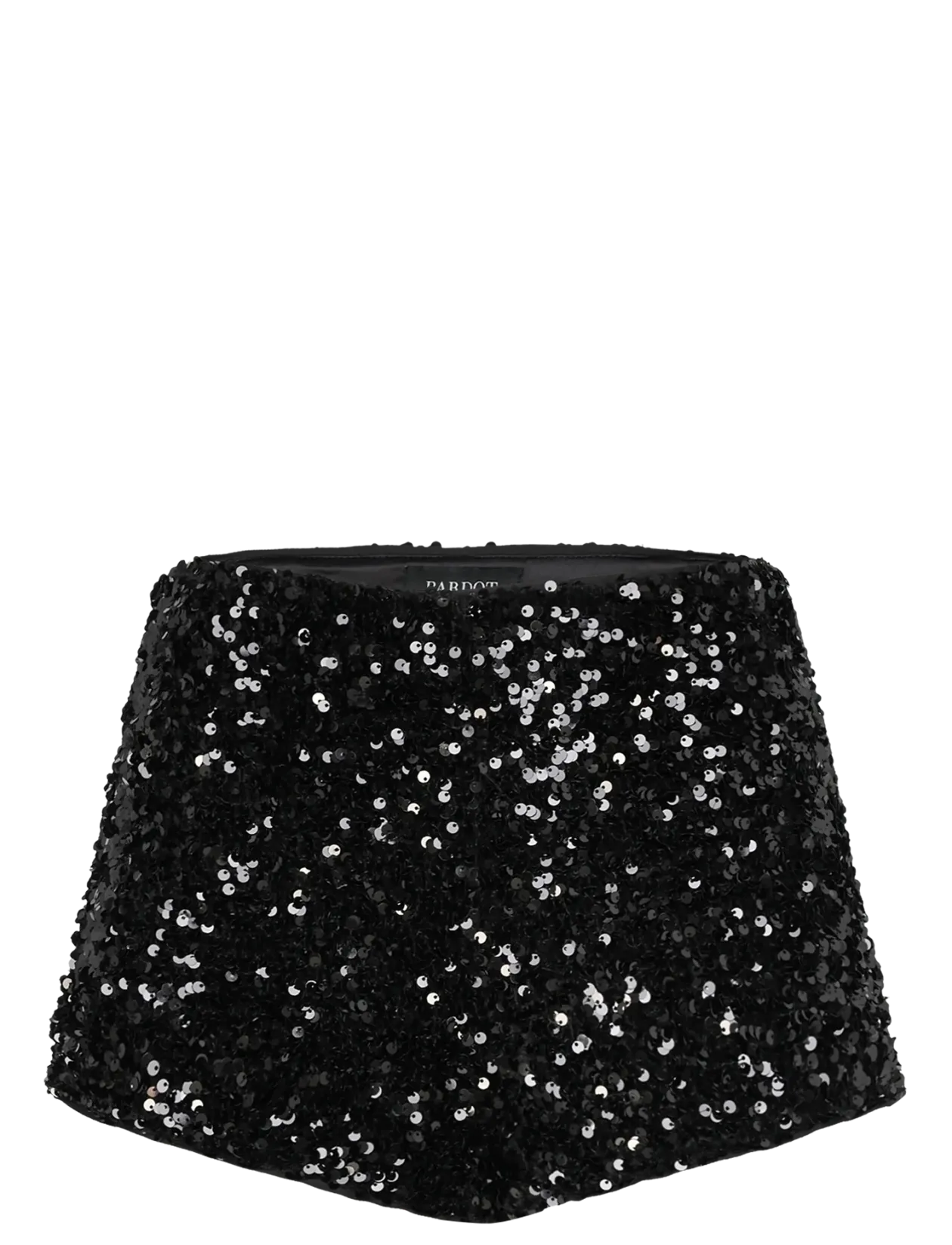 WRENLEY SEQUIN MINI SHORT - paper bag shorts
