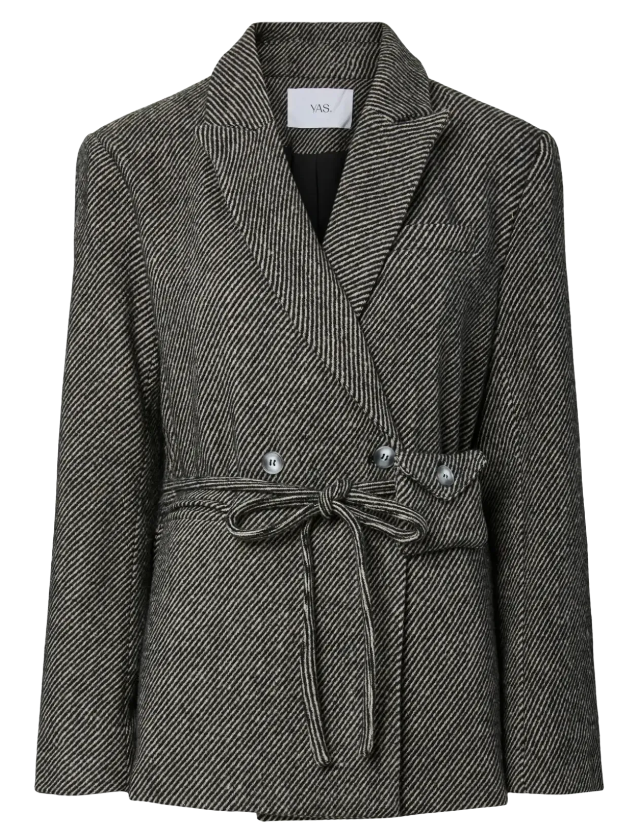 YASARITA LS BLAZER - D2D - Blazere med bælte