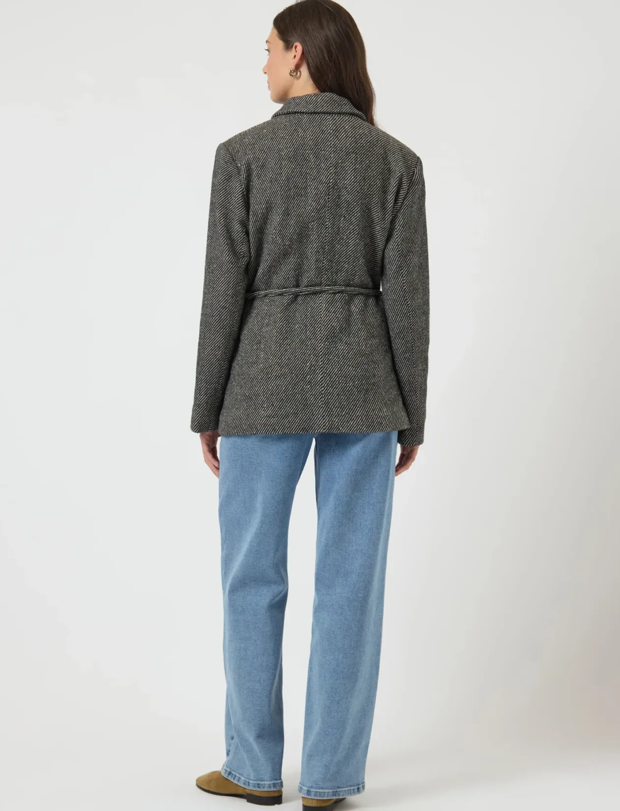YASARITA LS BLAZER - D2D - Blazere med bælte