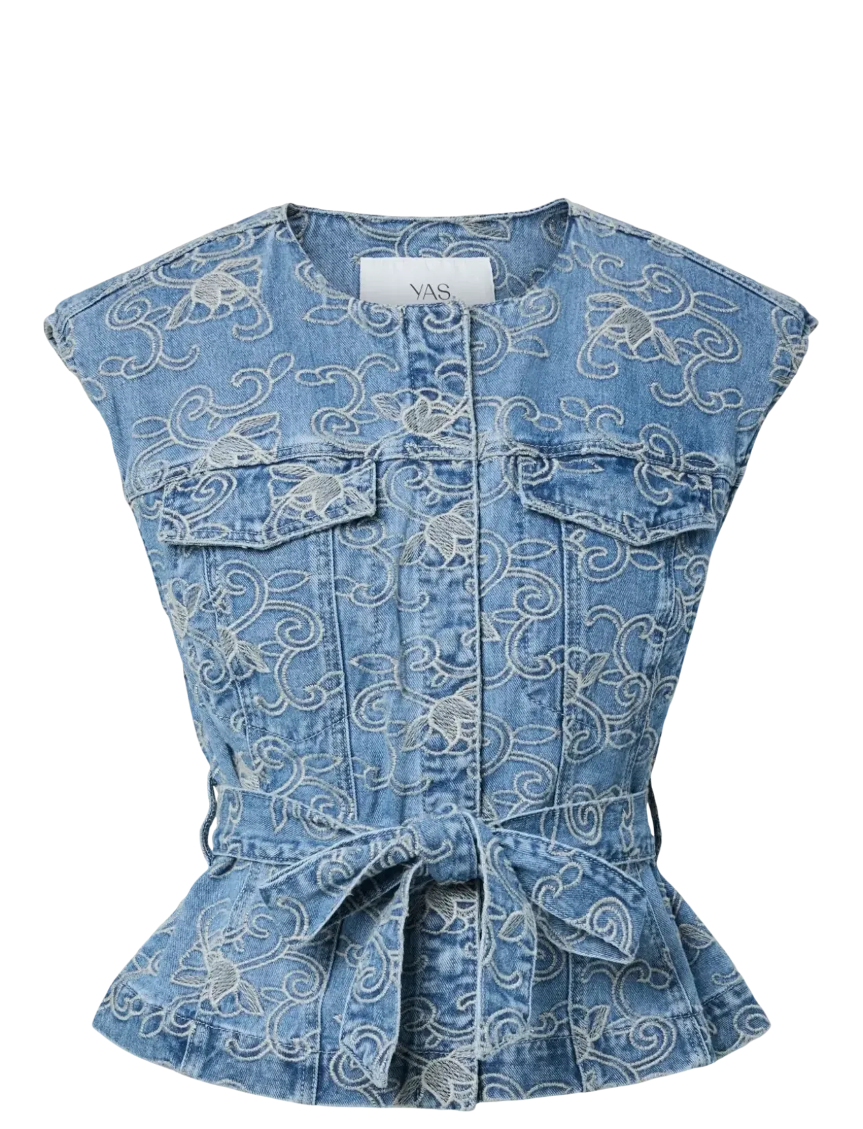 YASKARI DENIM WAISTCOAT - Ærmeløse toppe