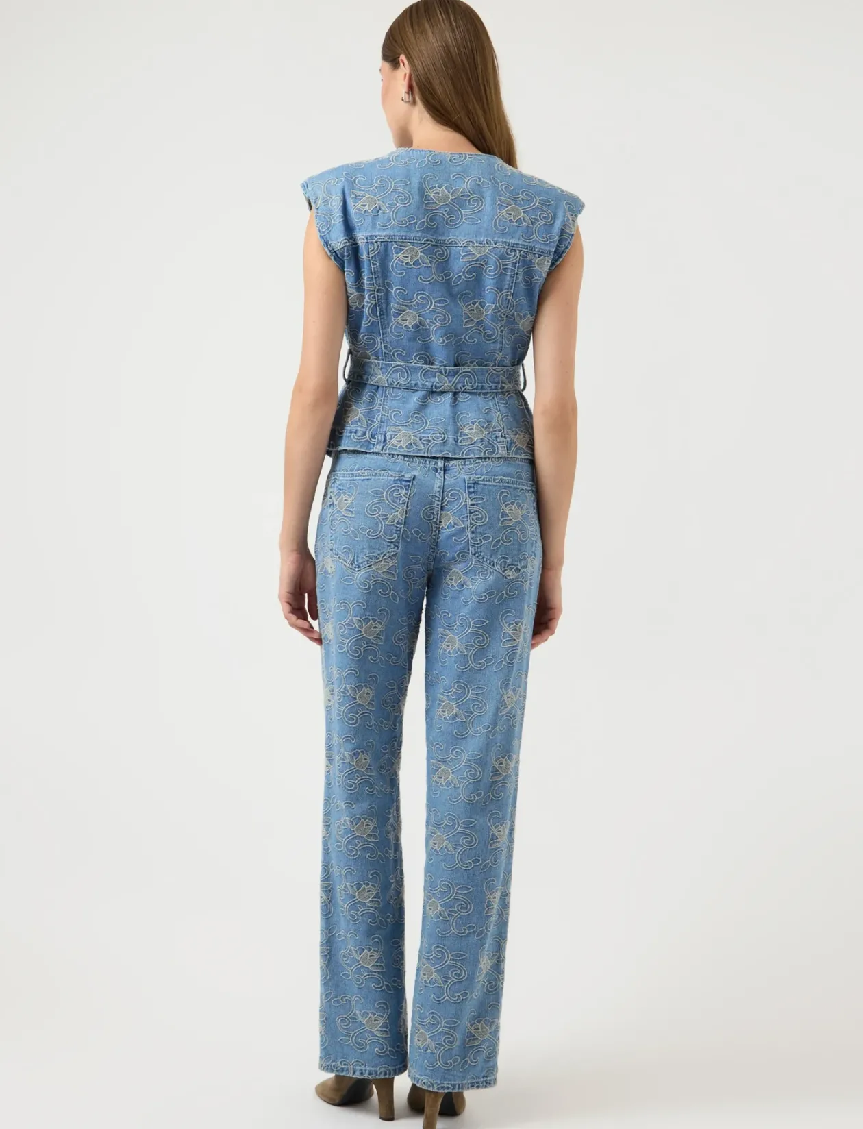 YASKARI DENIM WAISTCOAT - Ærmeløse toppe