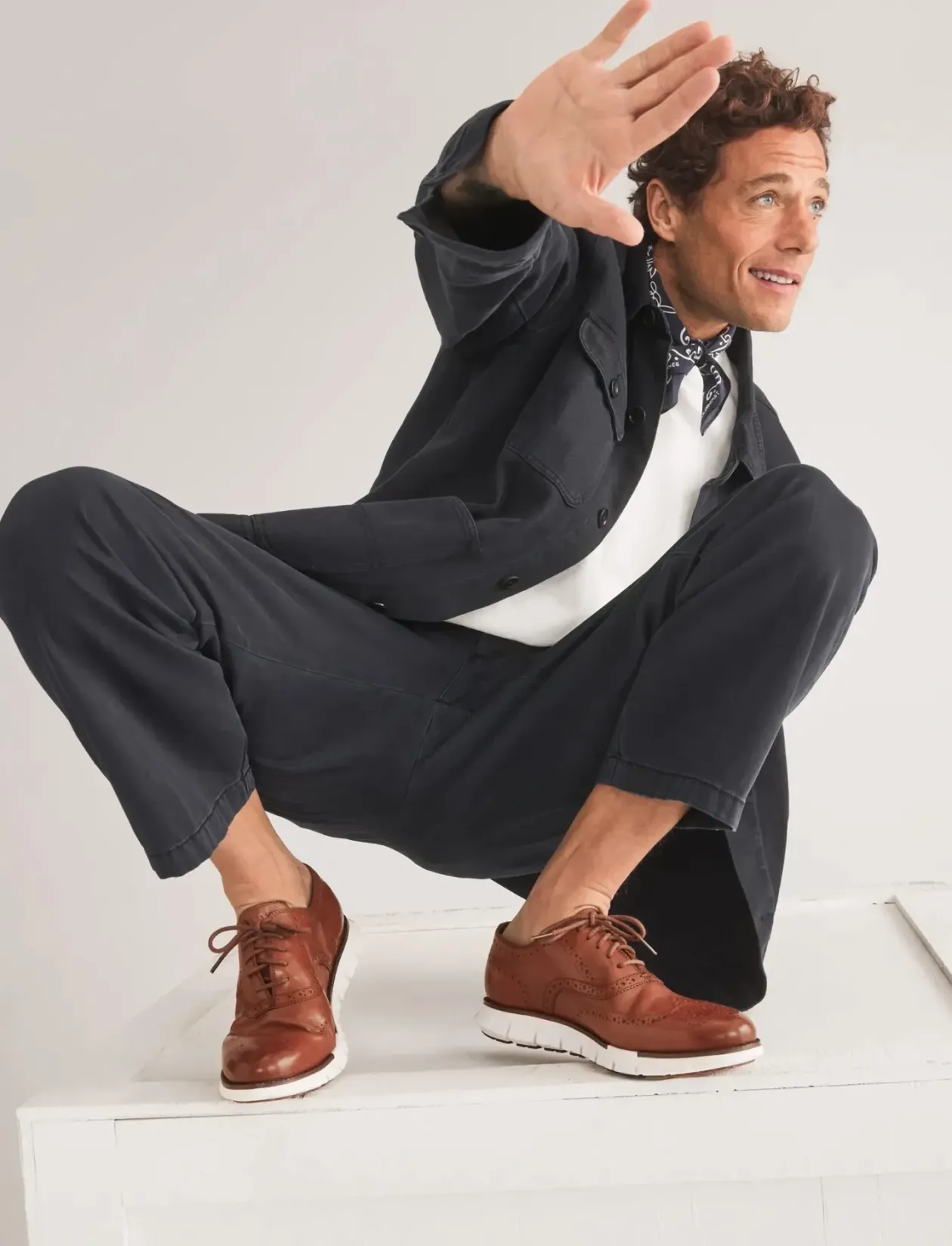 ZEROGRAND REMASTERED WINGTIP OXFORD - Brogues